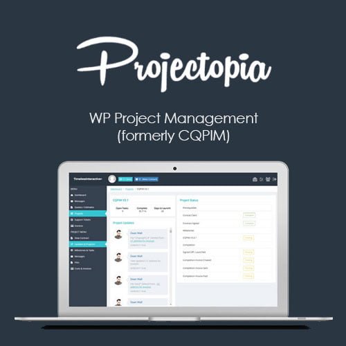 Projectopia WP Project Management (formerly CQPIM) | Giga Themes Club